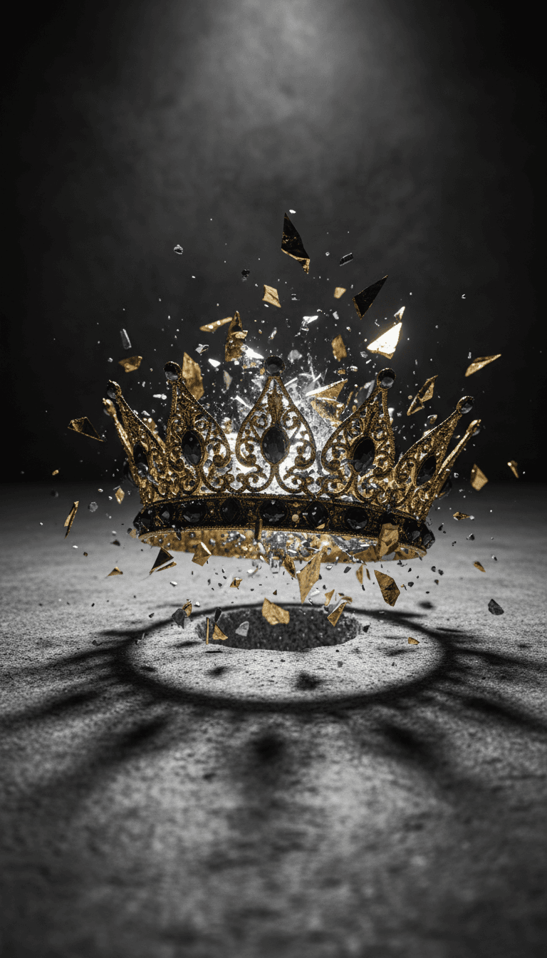 आधुनिक रॉक सेटिंग में एक शास्त्रीय ऑर्केस्ट्रा के मिश्रण को दर्शाते हुए गतिशील विजुअल दृश्य, Darkdramatico.mp3 के लिए ऊर्जावान गति और नाटकीय प्रकाश व्यवस्था दिखाते हुए।