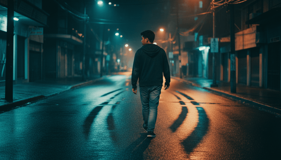 动态嘻哈音乐视频场景，展示舞者在未来都市环境中腾空而起，与强劲低音的视觉表现同步。