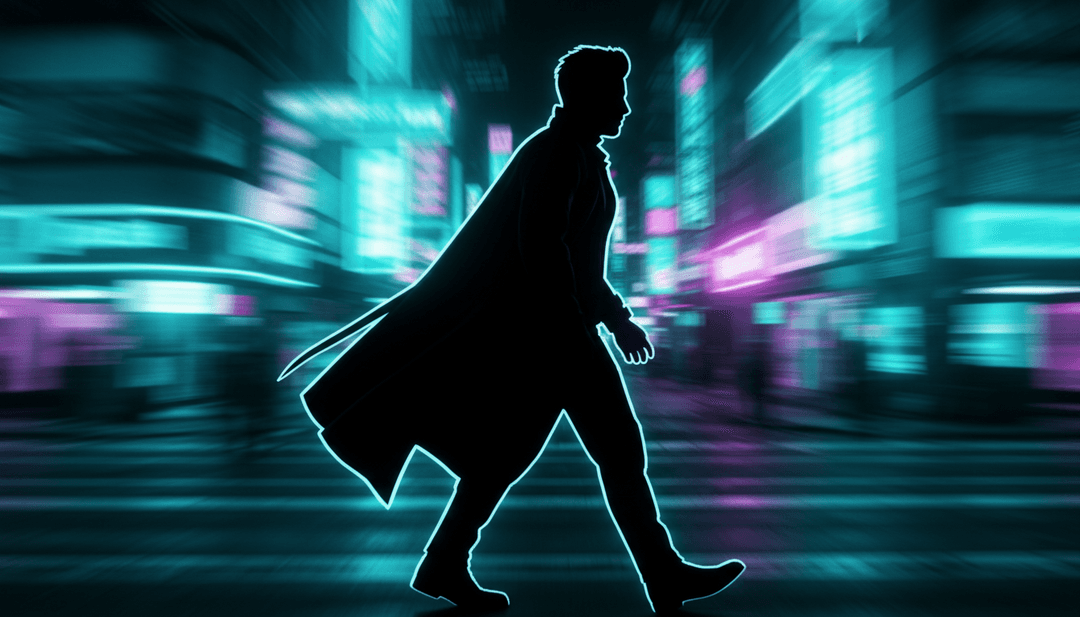 기타 리프가 파도로 변하고 드럼 비트가 빛의 파동을 만들어 곡의 역동성을 반영하는 애니메이션 시퀀스.