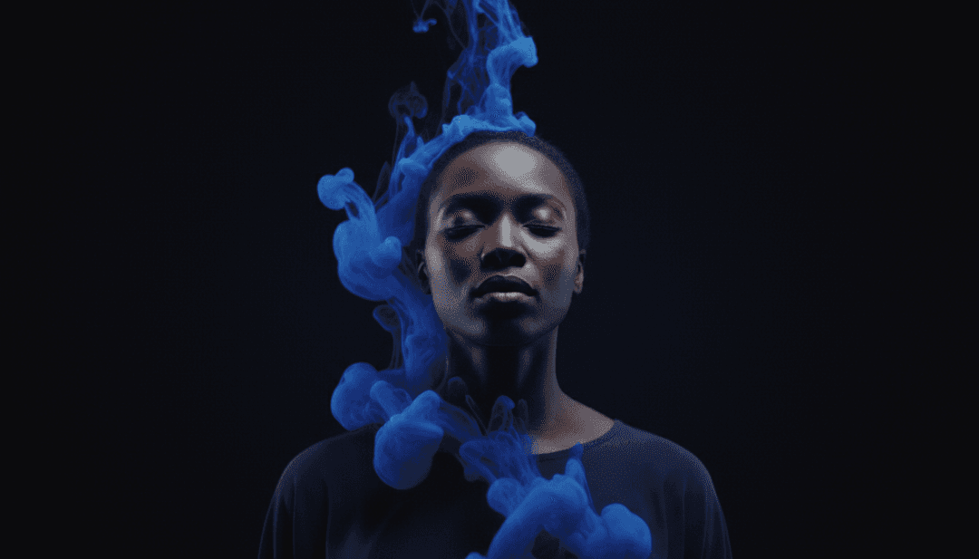 IA analisando ritmos complexos de Afropop e Soukous, visualizando ondas sonoras e motivos culturais para um vídeo musical.