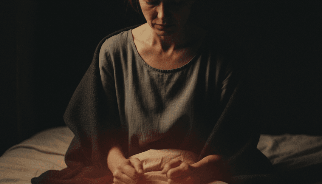 Jordan Gentryの心温まるR&Bトラックから解釈された、喪失、帰還、カルマ的公正のテーマを反映した、内省する魂の概念的なAIレンダリング。