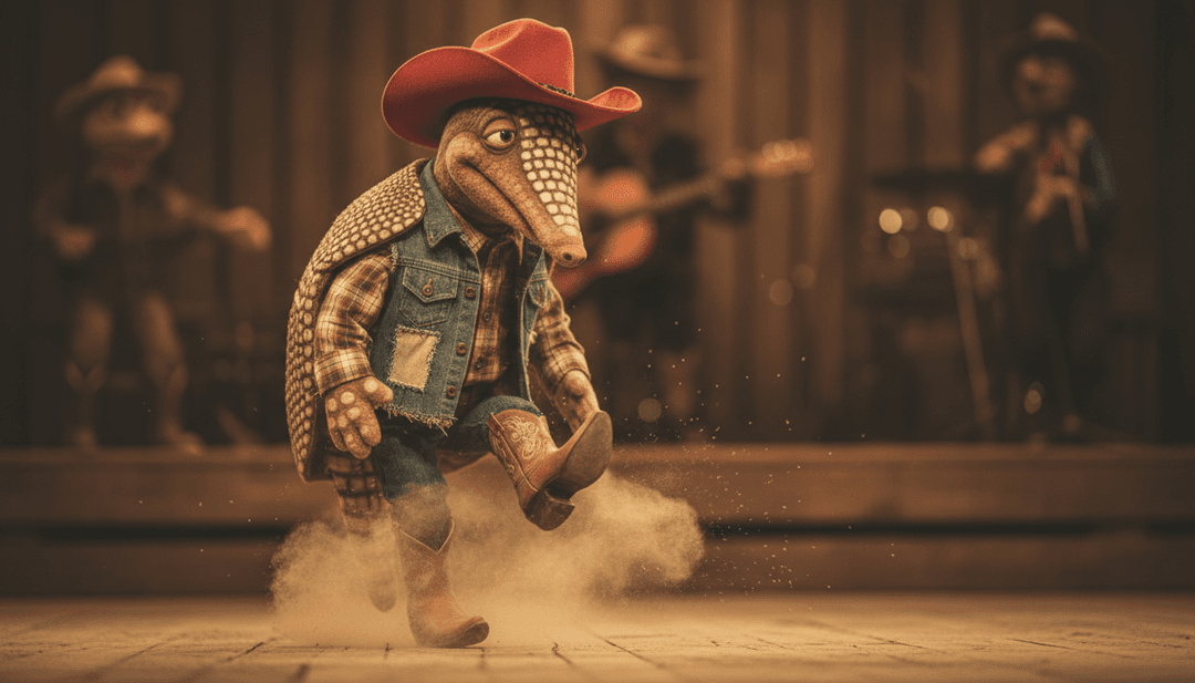 Arte conceptual generado por IA para un video musical folk country, mostrando escenas nostálgicas y hitos anuales.