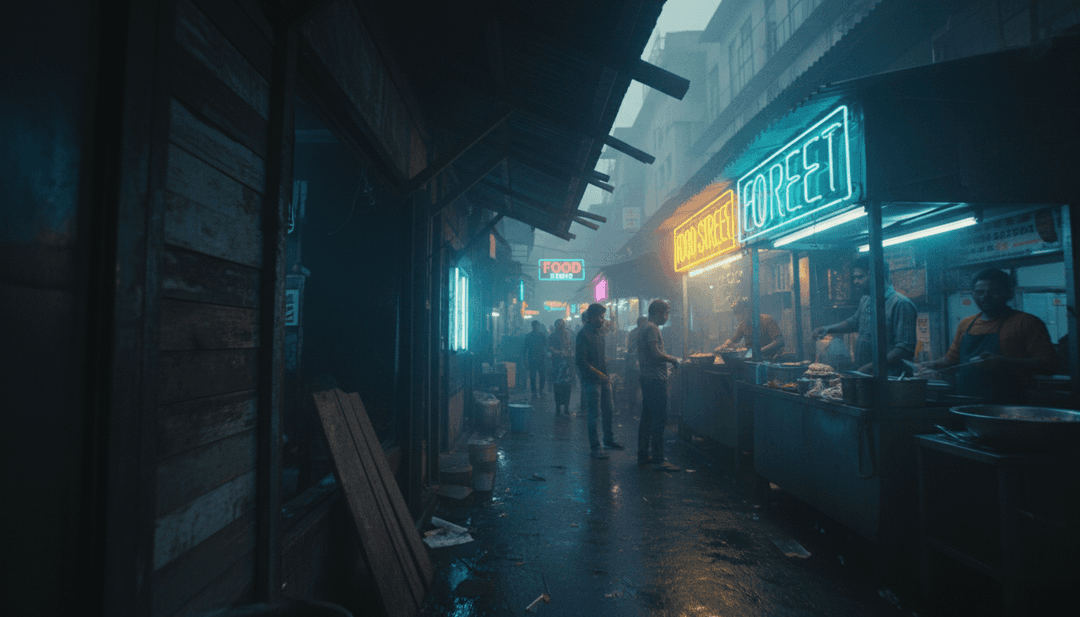 Representação visual de elementos musicais de 'Ordinary', mostrando como a IA transforma ondas sonoras em cenas cinematográficas.