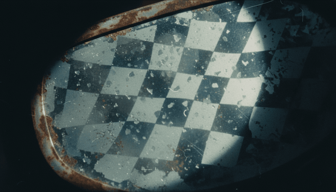 Una escena final bellamente renderizada de un video musical de tech house, mostrando colores vibrantes y movimiento fluido, con un sutil logo de freebeat.ai.