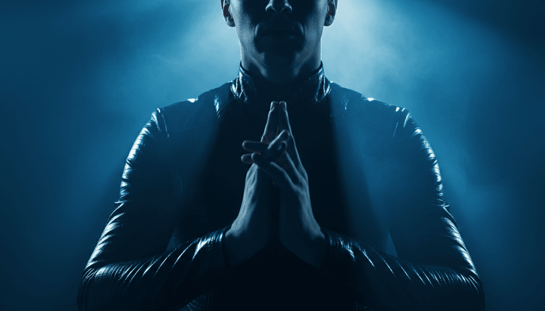 Uma representação abstrata de IA analisando a complexa forma de onda de áudio de uma faixa de pop eletrónico, mostrando padrões espectrais brilhantes e pulsos rítmicos.