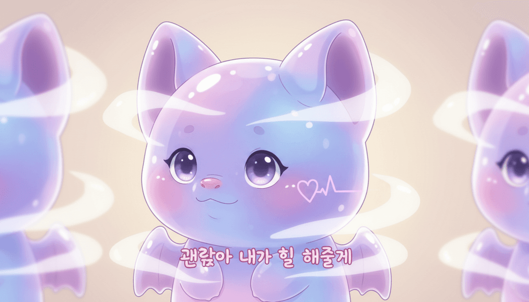 Um videoclipe de K-Pop deslumbrante, de qualidade profissional, gerado por IA para '솜사탕 펀치!' de prettymint282, exibindo visuais vibrantes e edição dinâmica, incentivando os usuários a criarem os seus próprios com nosso gerador de capas de música.