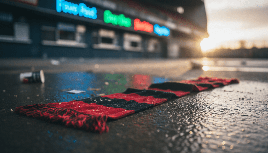 Un utilisateur interagissant avec l'interface freebeat.ai, voyant un clip musical terminé, très énergique, diffusé à l'écran avec des sous-titres et des paroles parfaitement superposés.