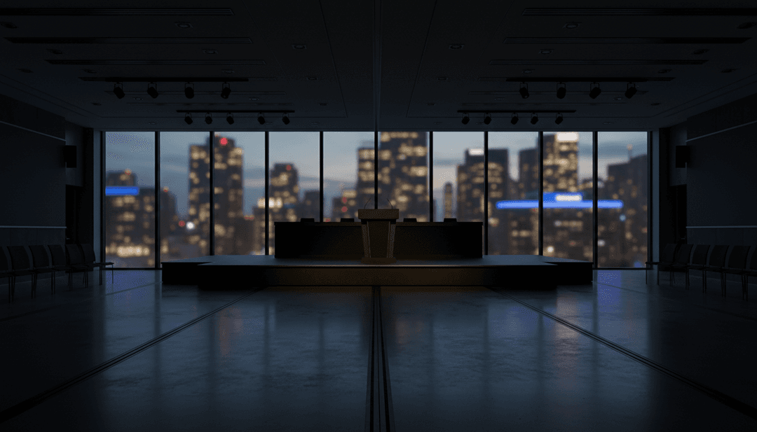 Um clipe musical finalizado de 'Key highlights for this year- .mp3' sendo reproduzido em uma tela, mostrando os visuais gerados por IA do freebeat.ai.