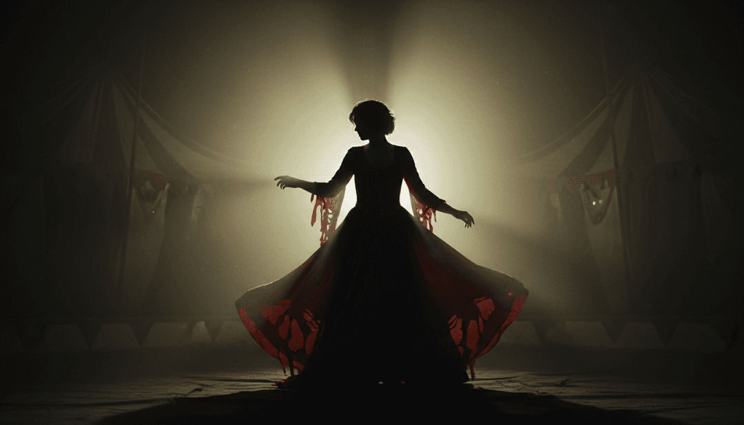 AI 將「1 welcome by Roby Spars」的黑暗、交響聲波解釋為哥德和工業意象的旋渦。