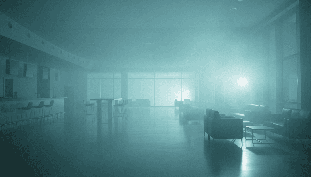 Uma captura de ecrã final em alta definição de um vídeo musical gerado por IA para 'Slow Grindin_', mostrando uma mistura de estética R&B e efeitos visuais futuristas.