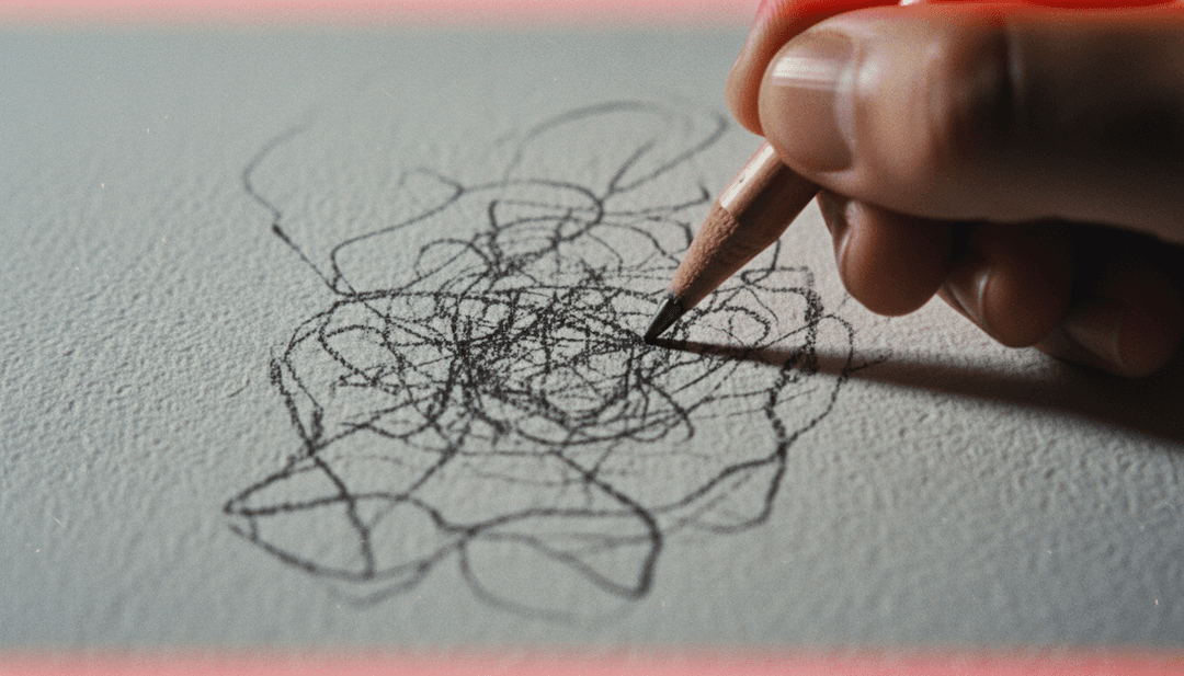 Effet de visualiseur dynamique présentant des notes de musique chillwave se transformant en art abstrait fluide et en paysages urbains brumeux.