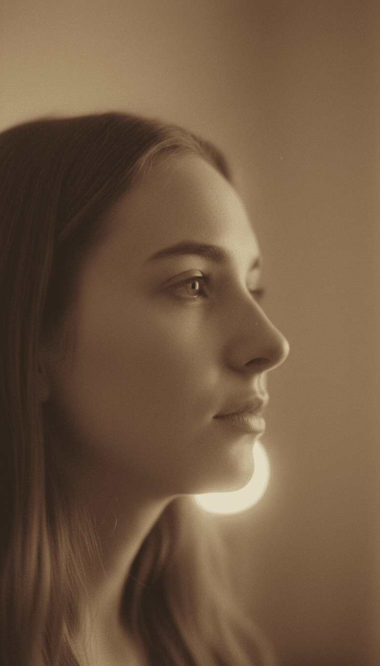 IA interpretando as vibrações lo-fi e chillwave de 懶癌💙 by 雨兒💙 com padrões de luz abstratos e uma paleta de cores serena.