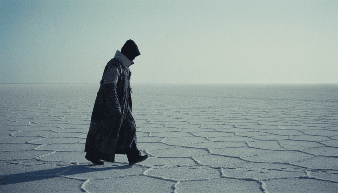 Representação digital dos vocais emotivos de VOYCCE- HALLOW.mp3 se traduzindo em sequências visuais dinâmicas e emocionantes para um vídeo musical gerado por IA.