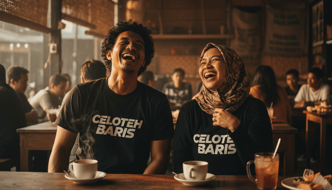 Análise de IA do ritmo pop-dangdut de Tongkrongan.mp3, gerando temas visuais para um videoclipe.