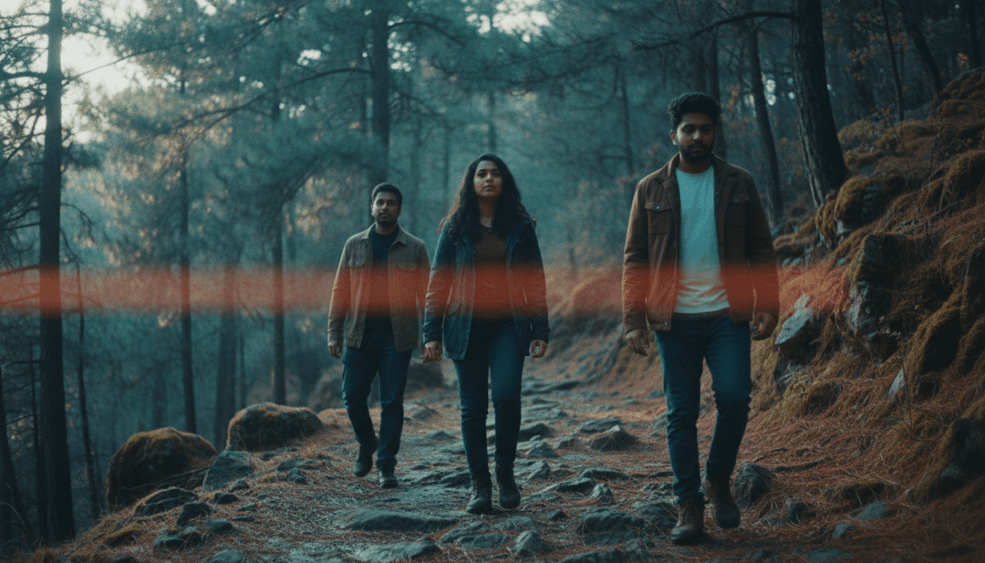 IA analisando as letras e melodia da música 'Barbaad', criando um painel de humor visual para um vídeo de música.