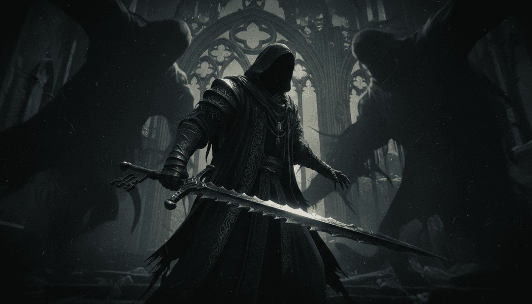 Uma figura feminina poderosa, emblemática dos vocais de Brittany R, ergue-se no topo de um castelo sob um céu iluminado pela lua, conjurada por Freebeat.ai para 'Daughter of the Moonlit Keep'.