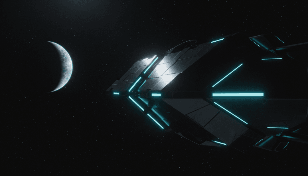 AIがエレクトロニック・ダンス・ミュージック・トランス曲の音波と音楽構造を分析し、初期の視覚コンセプトを形成している様子。