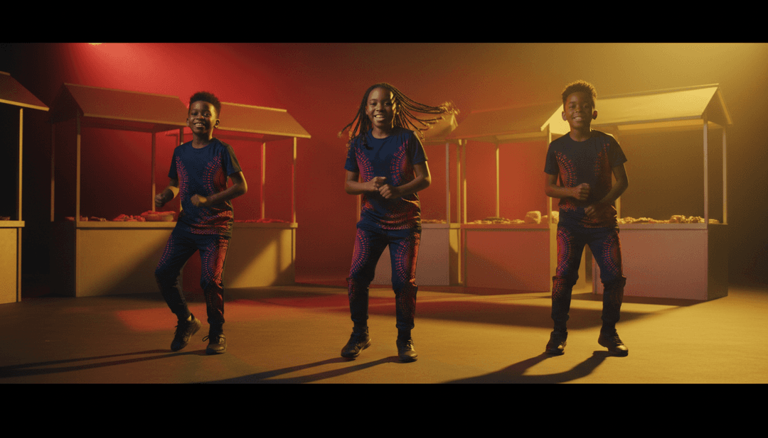 电影般的音乐视频场景，以巴黎日落下的复古旋转木马为背景，动画民谣艺术元素巧妙融入，代表歌曲的类型融合。