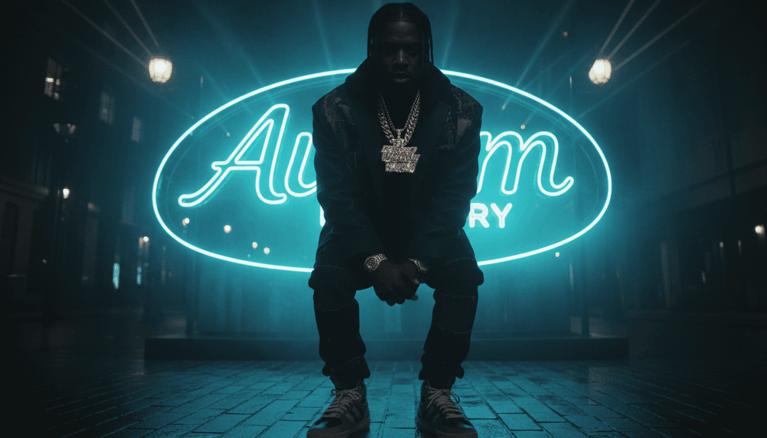 IA interpretando os padrões rítmicos e temas líricos de 'Early In The Mor' de Amin Nasr para um videoclipe.