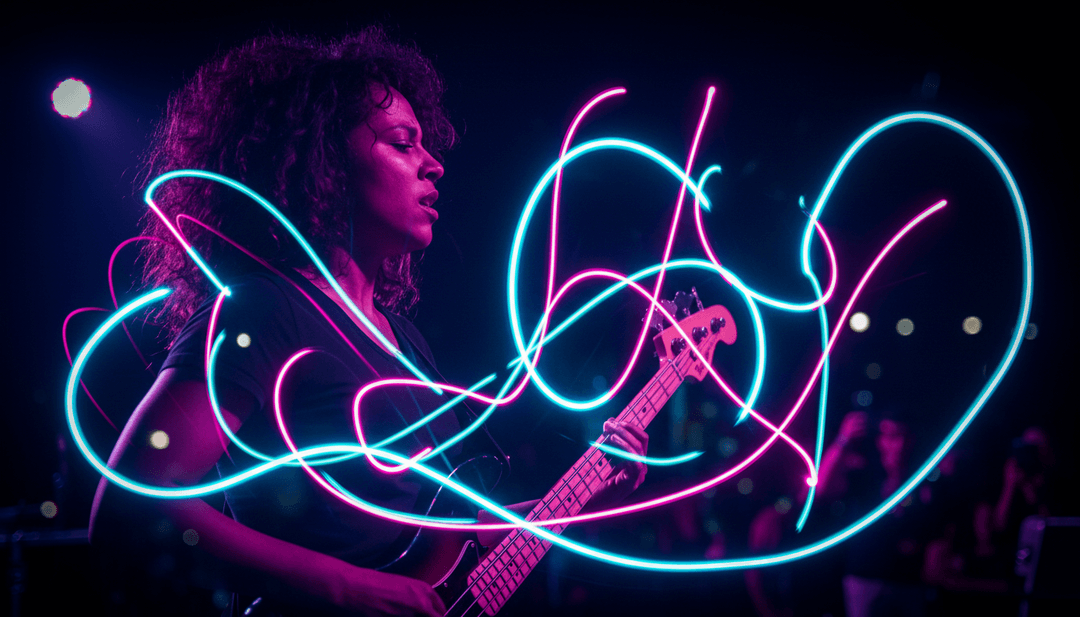 Interface do usuário do Freebeat.ai mostrando opções para carregar MP3 ou WAV, adicionar letras e gerar um videoclipe com IA, com uma chamada à ação proeminente.