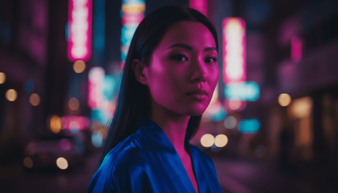 动态音乐视频序列,呈现快车、霓虹都市风光和与嘻哈节拍同步的抽象故障效果。