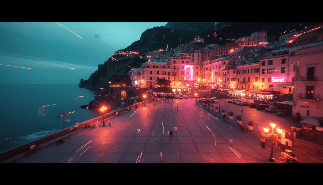 抽象視覺效果詮釋 Trap 音樂節拍和嘻哈能量，用於音樂影片。