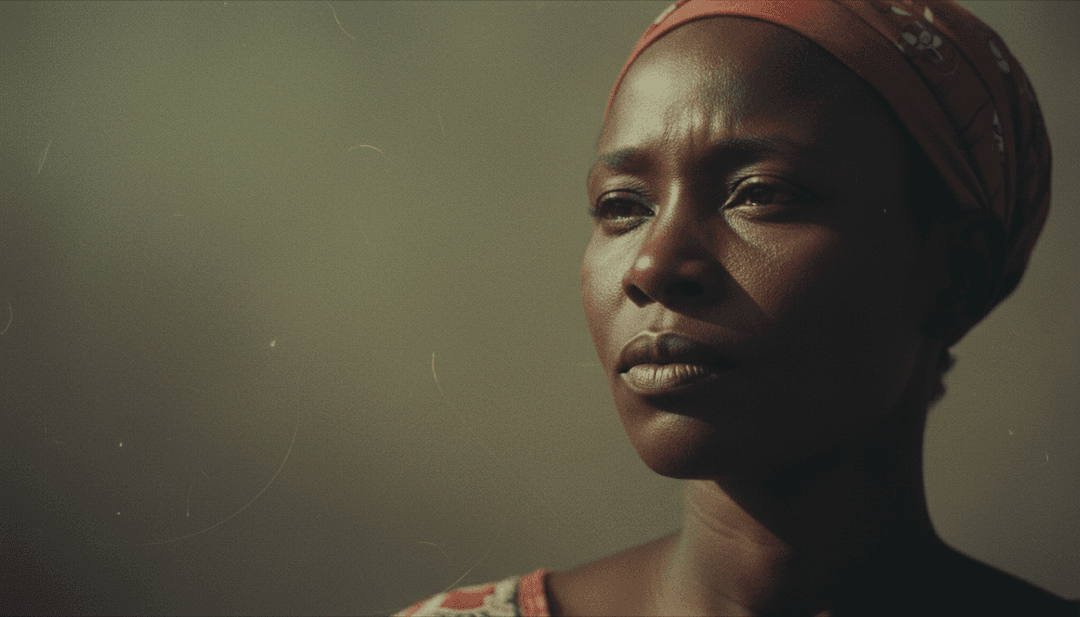 Visualización abstracta de la IA procesando el audio de 'Broken Nation', destacando ritmos reggae y armonías gospel.