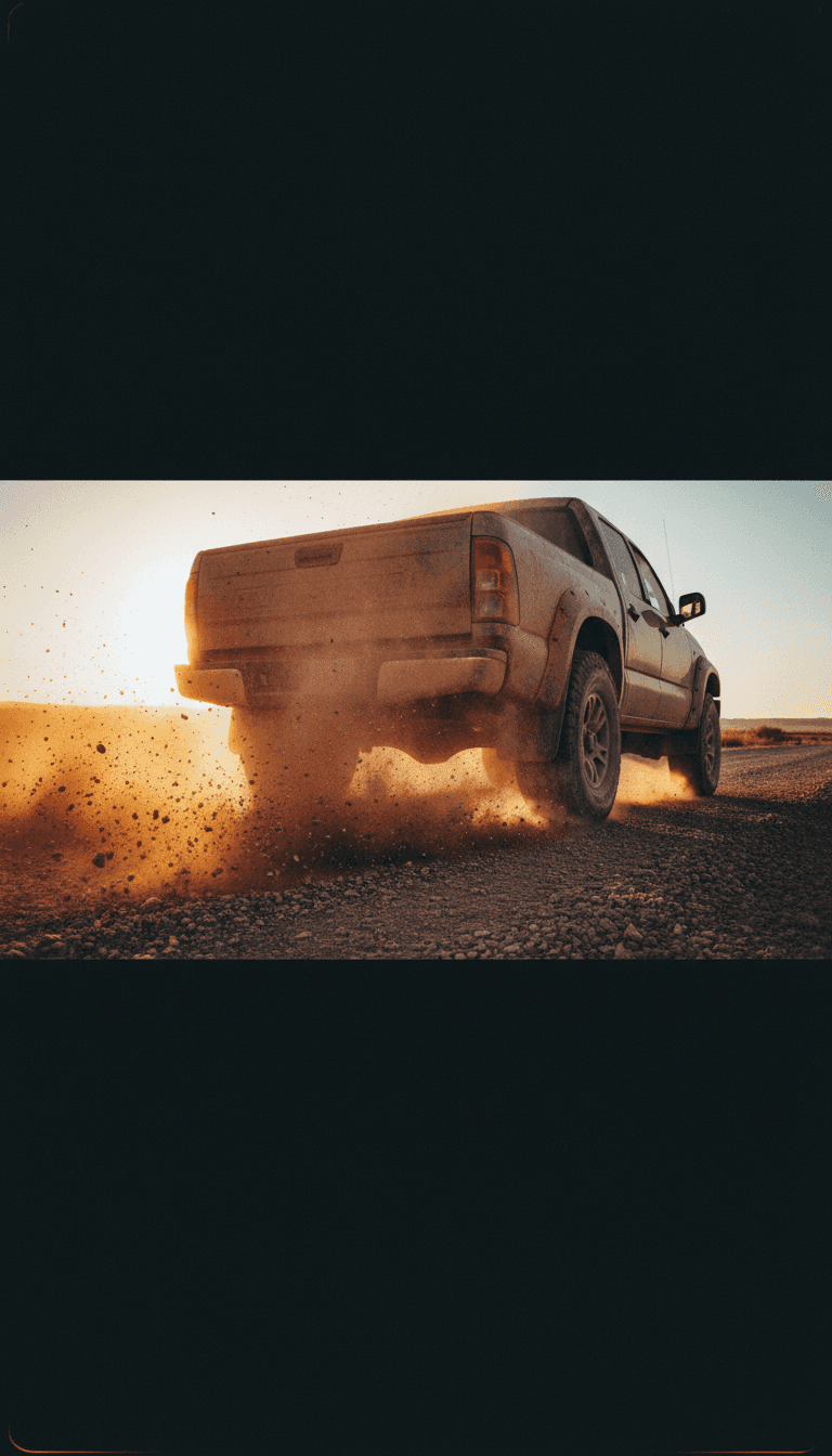 一个 AI 代理正在分析乡村音乐的音频波形,背景隐约可见尘土飞扬的草原日落,代表歌曲“The Dust Is Settling.”