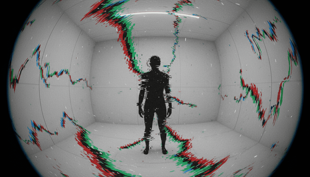 动态视觉序列,显示吉他即兴演奏点燃CGI爆炸,用于 'Diga Diga' 音乐视频。