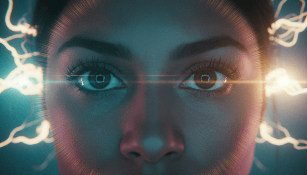 一个为 'trance atmos ( Vocal Hooks) 2.mp3' 制作的、高质量的完成音乐视频显示在大屏幕上,各种用户在平板电脑和笔记本电脑上与 `freebeat.ai` 平台互动,象征着创作和分享。