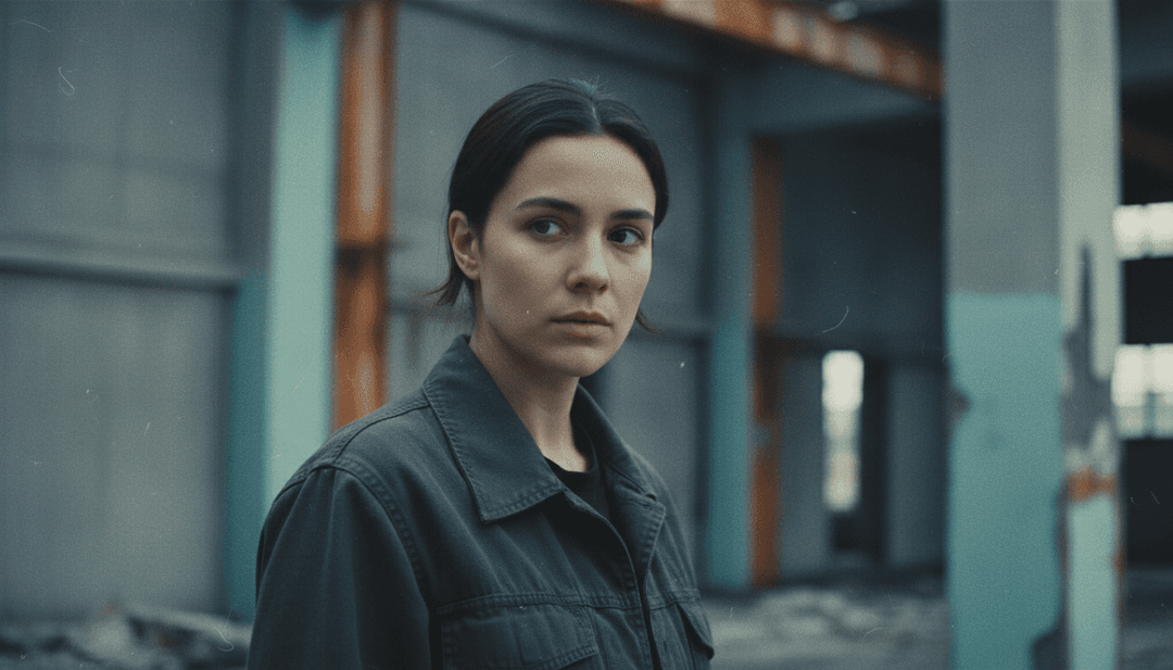 IA analizando ritmos y patrones de hip-hop, visualizando la energía de la juventud en un paisaje urbano para un video musical.