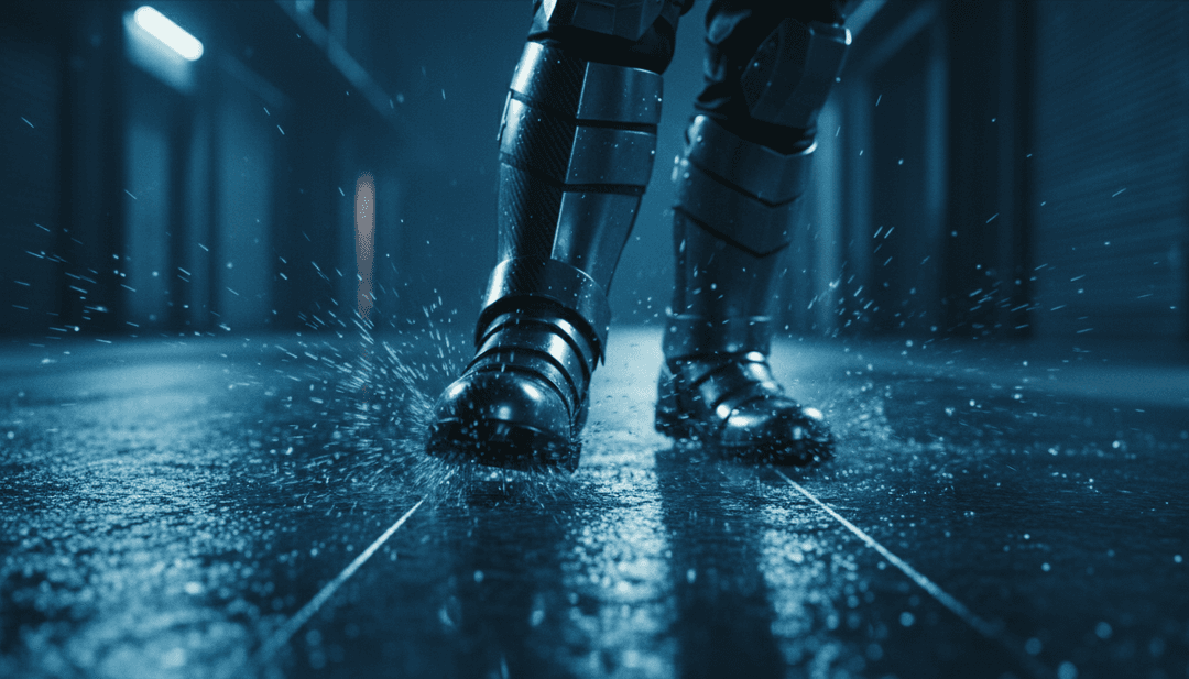 动态视觉器,展示声波转化为未来城市天际线上方的金色日出,与音乐同步。