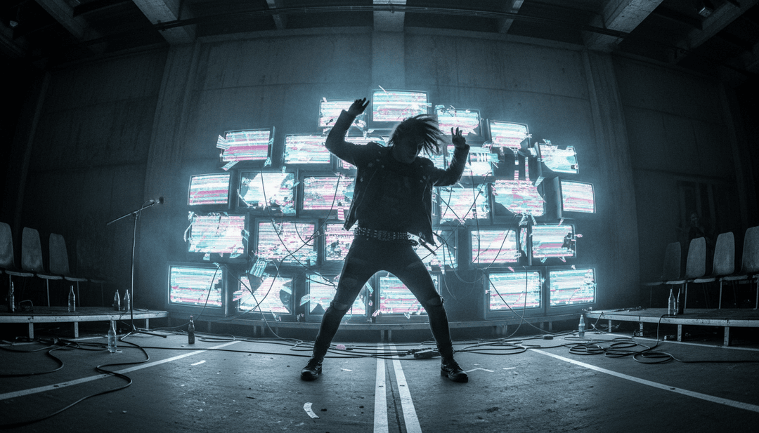 为 '지켜줘, 참치' by v4.5-all 制作的精美 AI 生成音乐视频，展示了 freebeat.ai 的高质量输出。