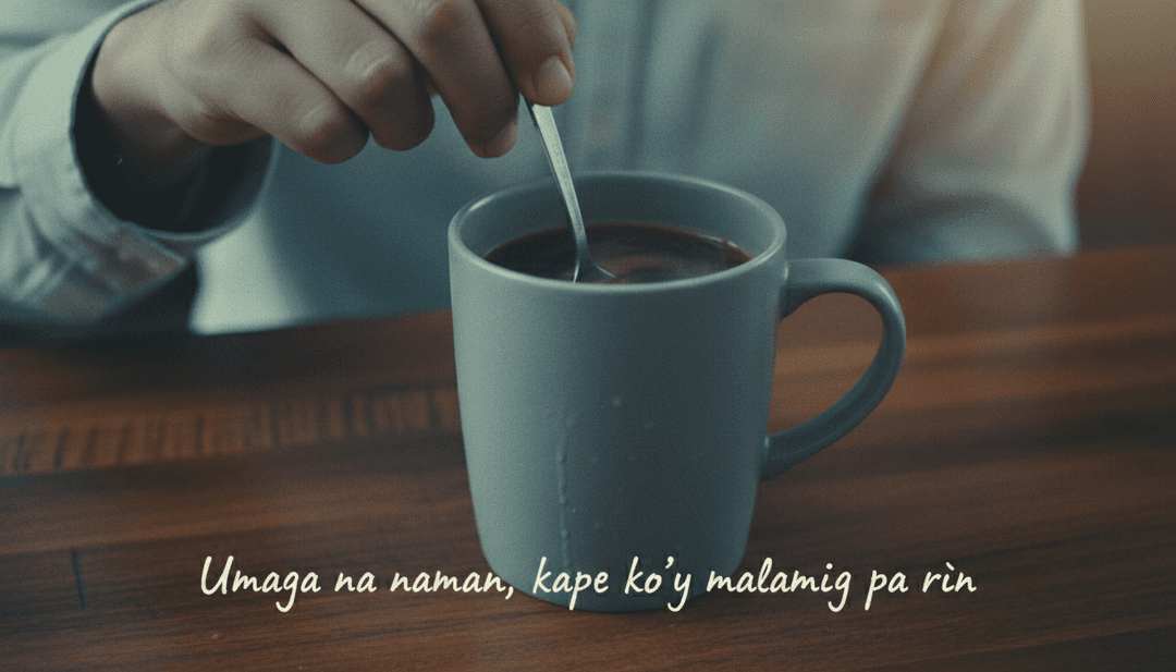 柔和吉他和弦动态演变为宁静公园场景,落叶纷飞,反映歌曲的原声和流行元素。