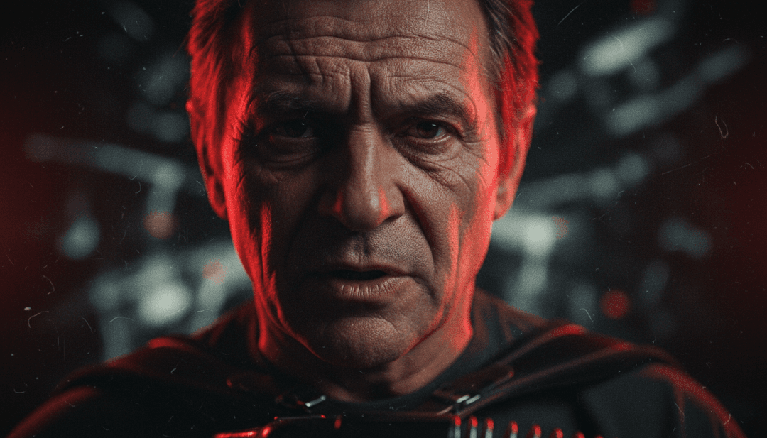 Un usuario sonriendo mientras ve su video musical generado por IA para una canción folk de polka, mostrando la interfaz fácil de freebeat.ai.