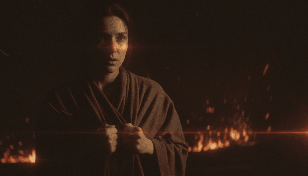 Arte concettuale di un'IA che analizza spartiti e onde sonore per 'No Audience' degli Absolutely, con luce eterea che rappresenta l'interpretazione creativa.