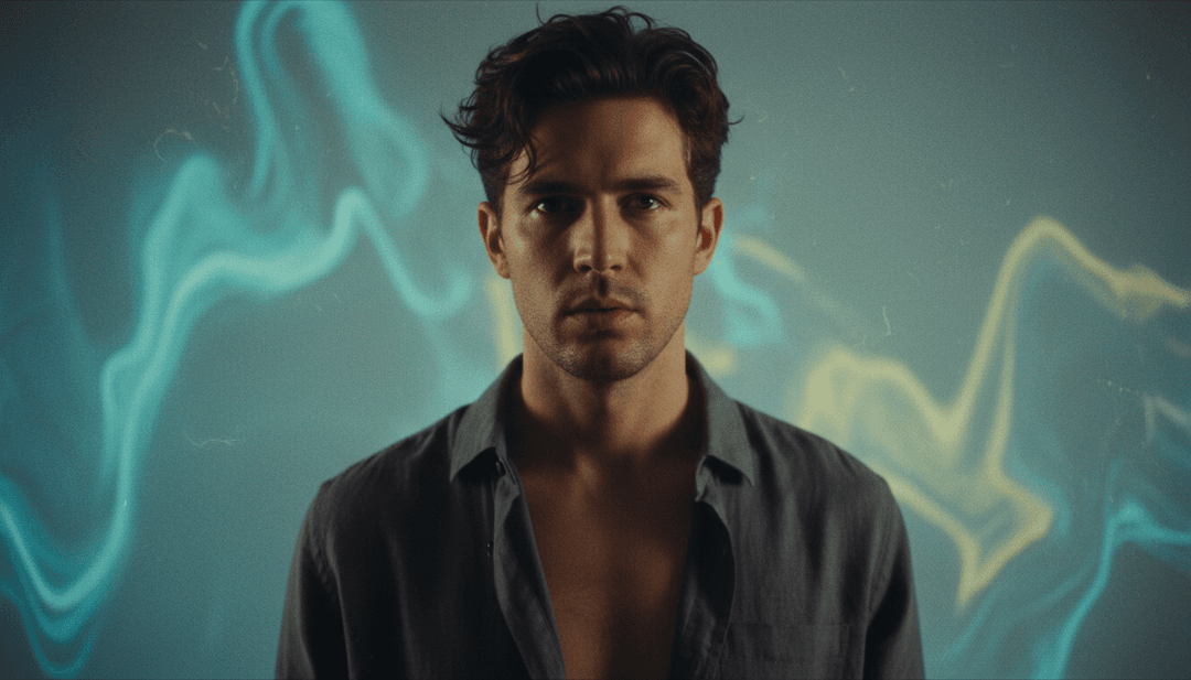 一條寧靜流淌的河流象徵著平衡,疊加的圖形等化器條巧妙地對 Medium Build 的《Balance》旋律做出反應。