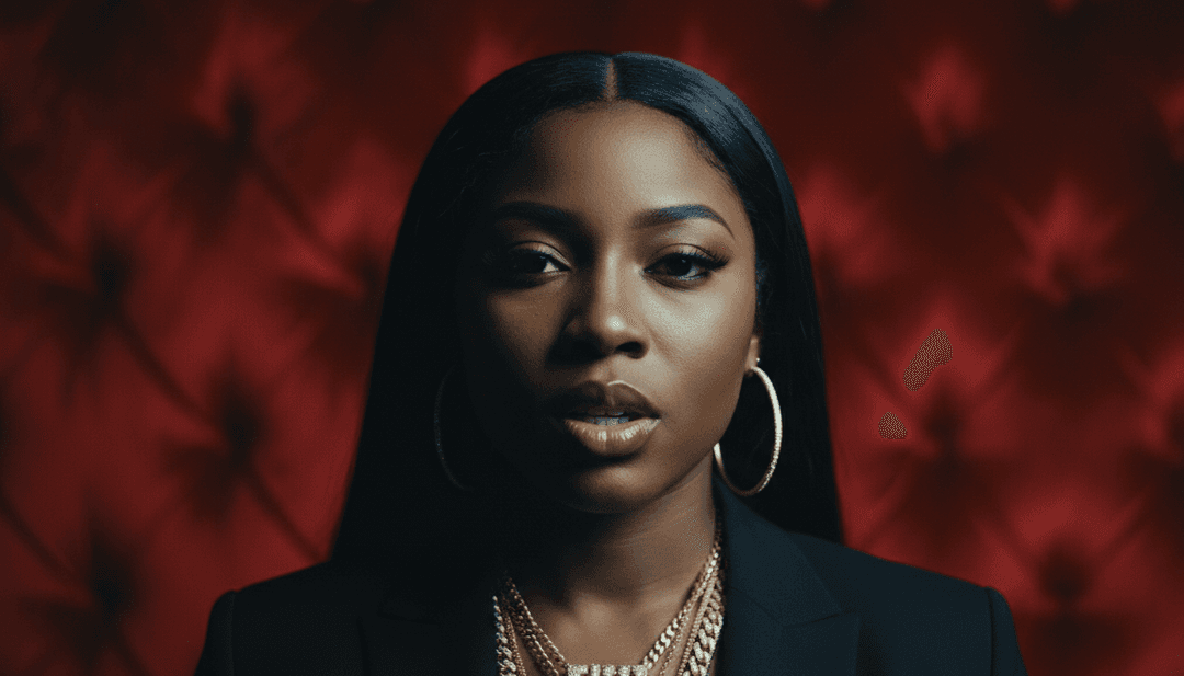 'Invest (feat. N3WYRKLA)' के लिए गतिशील एआई-जनित दृश्य शहरी परिदृश्य और निवेश और विकास के अमूर्त प्रतिनिधित्व को दर्शाते हैं