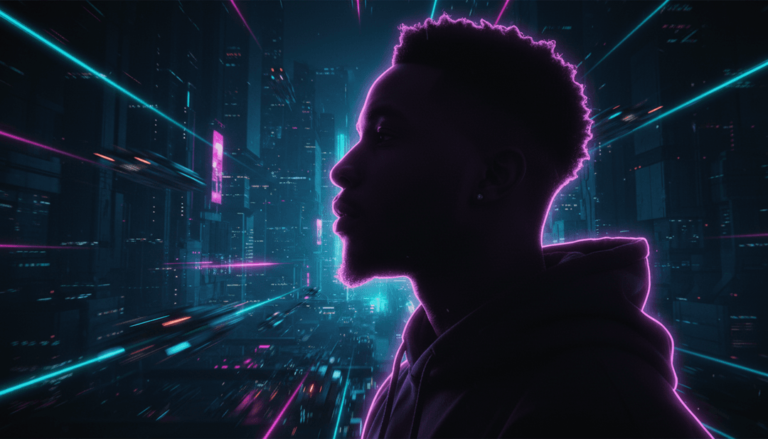 एक AI जो Pretty Dolly के लिए डांसहॉल लय और गीतों का विश्लेषण कर रहा है, जीवंत रंगों और द्वीप के माहौल की कल्पना कर रहा है।