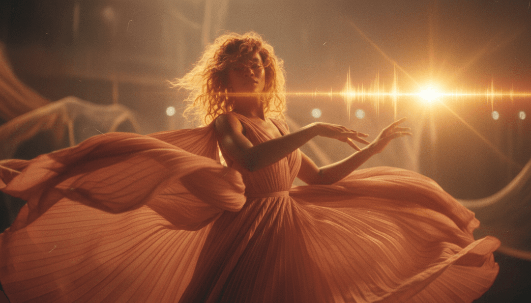 freebeat.ai 上的使用者介面顯示已完成的 Lighter 音樂影片，可供分享，並提供歌詞下載和免費字幕選項，突顯 AI 音樂封面產生器。