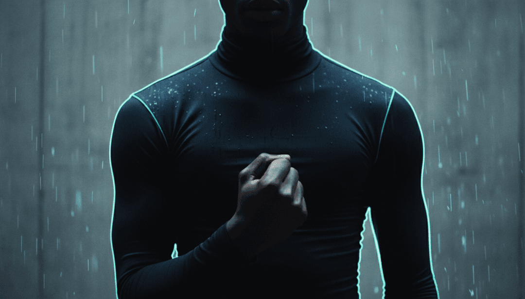 L'AI analizza le onde sonore di 'Appetite' di Chris Lorenzo, visualizzando ritmi house e techno pulsanti con linee di dati vibranti.