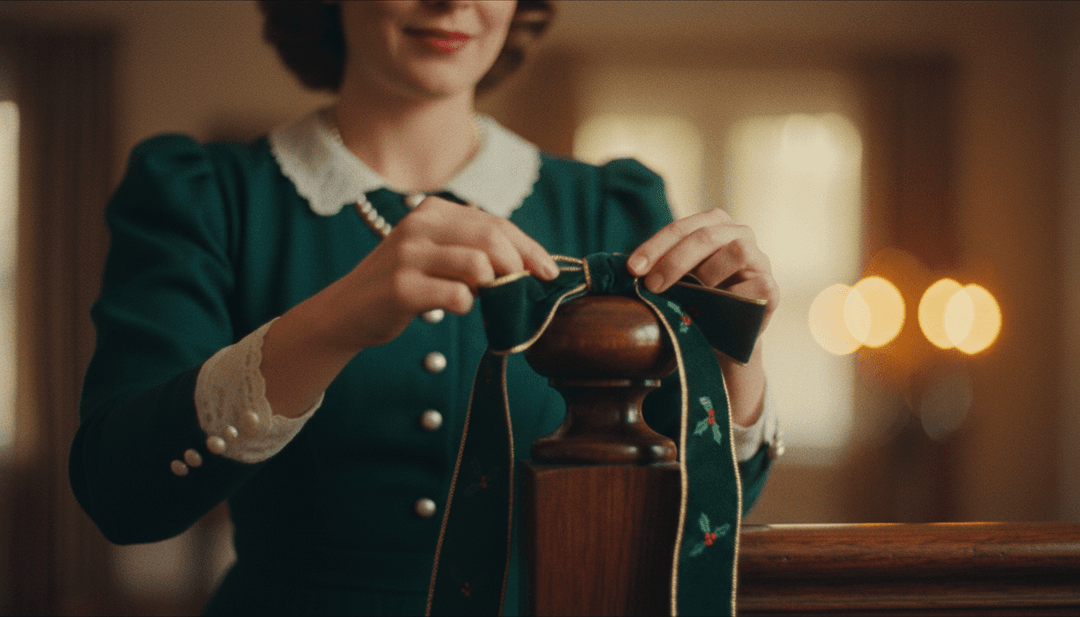 AI分析音符和大樂隊樂器,以節慶精神視覺化 Gene Autry 的 'Here Comes Santa Claus'。