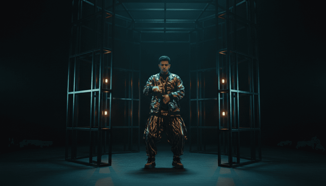 AI가 "Stay A Little Longer"의 댄스 팝 리듬과 감성적인 가사를 분석하여 뮤직 비디오를 위한 생생한 콘셉트를 생성합니다.