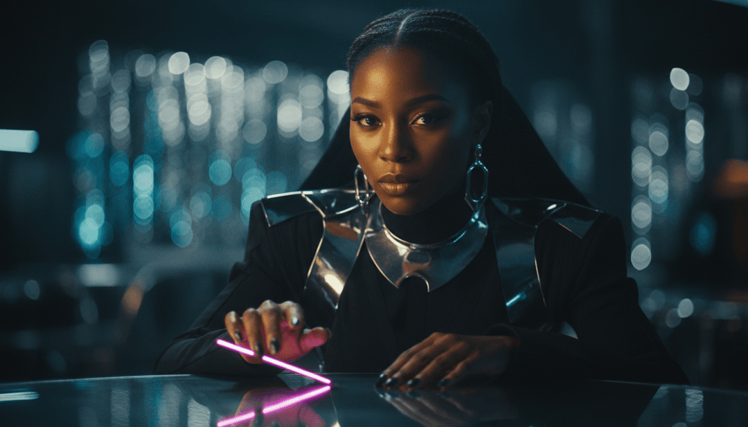 Montage dynamique de visuels urbains rapides, de montages précis et d'effets visuels synchronisés avec un rythme trap, illustrant un clip musical généré par IA.