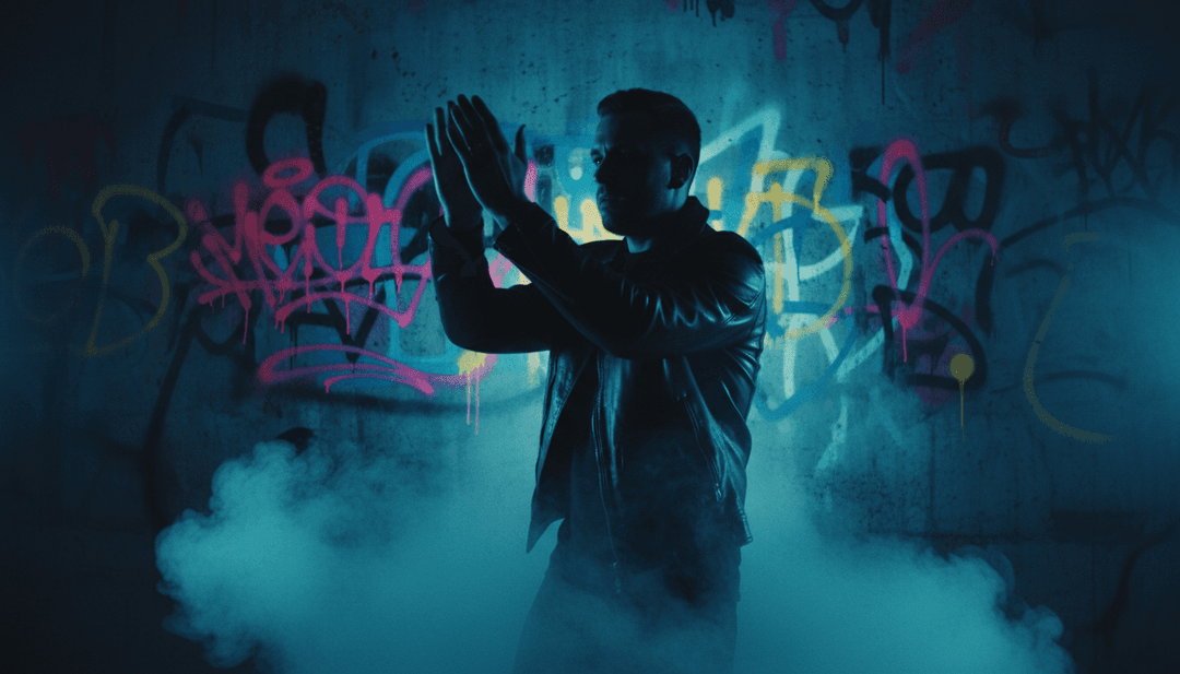 AI interpreting the deep blue ocean and a sailing ship, embodying the spirit of a sea shanty.