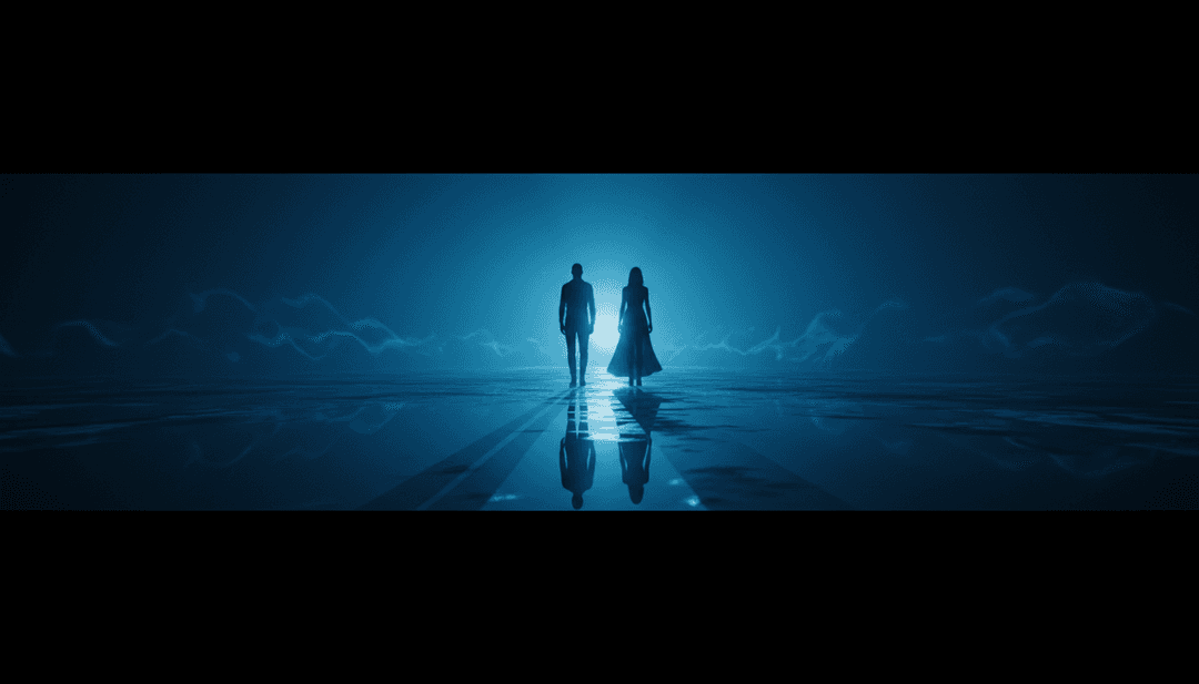 KI analysiert eine Wellenform eines Hip-Hop-Beats, mit überlagerndem 'Kiss cam (podryw roku)'-Albumcover, was die anfängliche Interpretation darstellt.