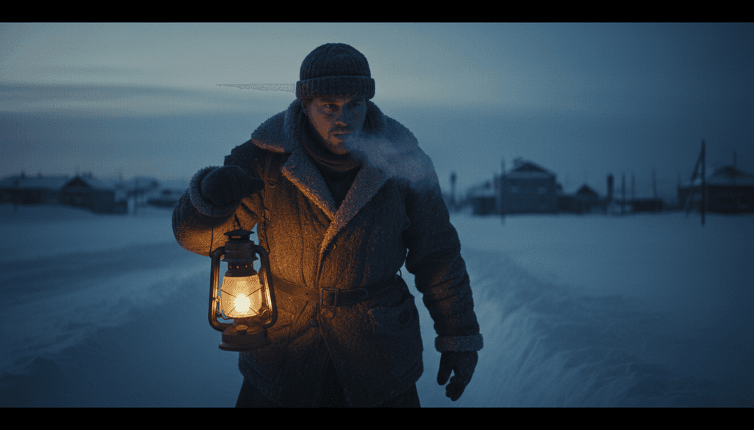 Interprétation visuelle par l'IA de Michael Bublé's "It's Beginning to Look a Lot like Christmas", avec une décoration de Noël vintage, un éclairage doux et de subtiles notes musicales.