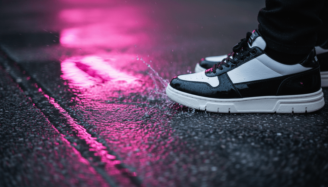 IA analizando las letras de 'It Depends' de Chris Brown y Bryson Tiller en busca de señales emocionales y atmósfera R&B, con formas de onda digitales que representan el análisis musical