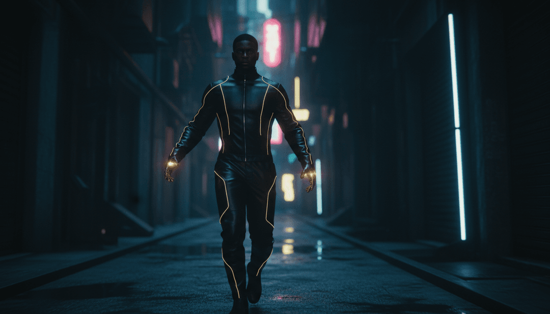 L'IA analyse les paroles de "Love" de Burna Boy et le rythme afrobeats, visualisant la passion et la danse.