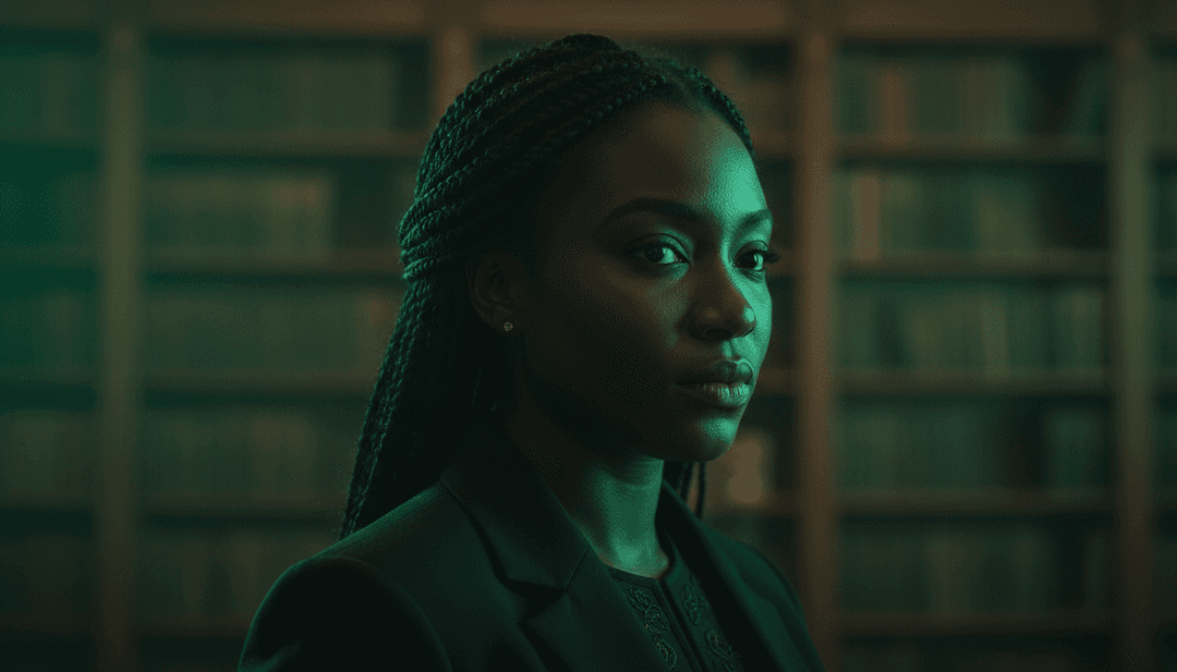 Imagen conceptual de IA analizando ondas sonoras y temas líricos de amistad de 'Friends' de Leigh-Anne y Rvssian, visualizando influencias de reggae y dancehall.